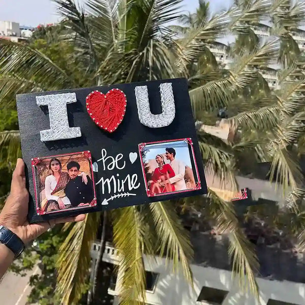 Personalized I Love You Couple  Photo Frame for Valentine’s Day